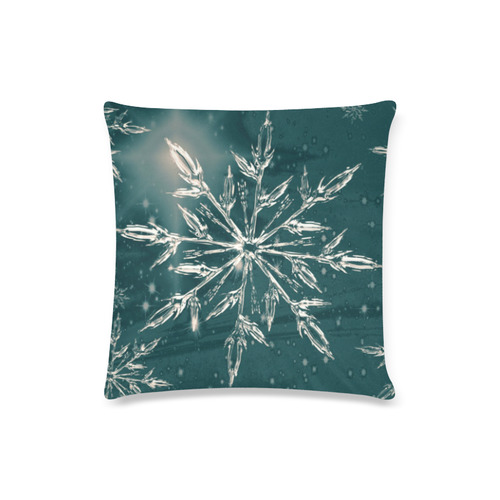 x-mas -sparkling star B by JamColors Custom Zippered Pillow Case 16"x16"(Twin Sides)