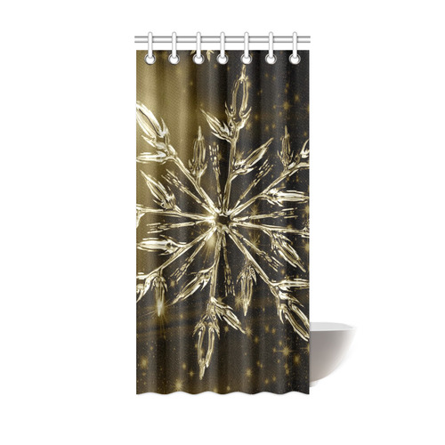 x-mas -sparkling star A by JamColors Shower Curtain 36"x72"