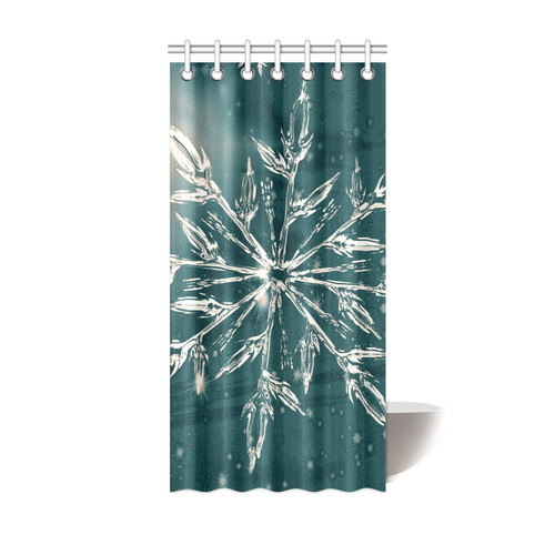 x-mas -sparkling star B by JamColors Shower Curtain 36"x72"