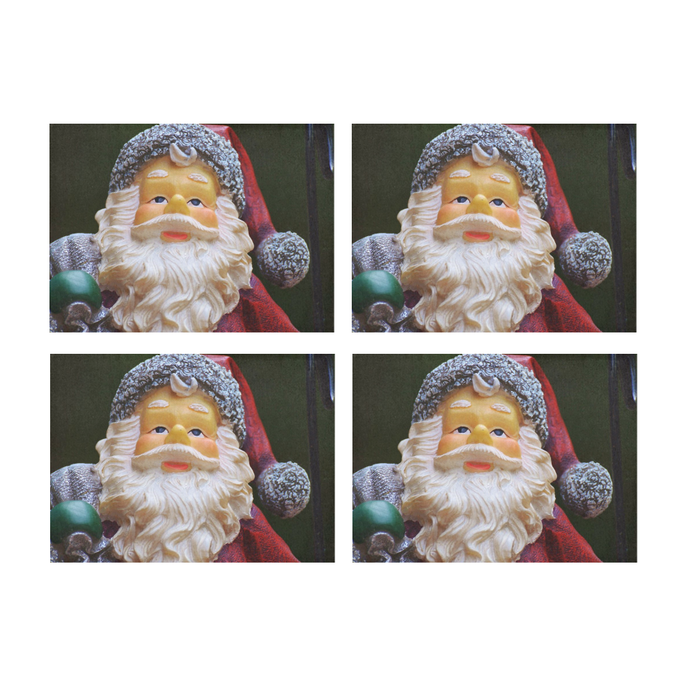 x-mas- Santa Claus A by JamColors Placemat 14’’ x 19’’ (Set of 4)
