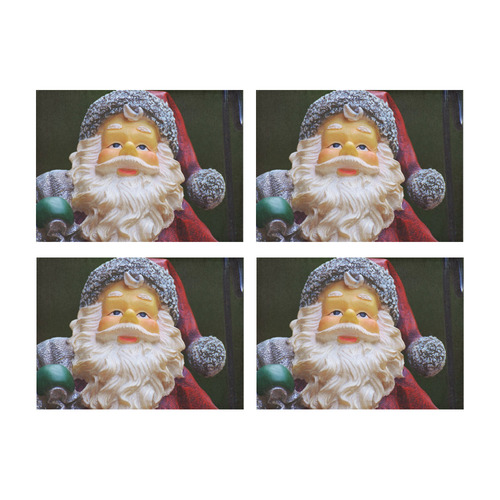 x-mas- Santa Claus A by JamColors Placemat 14’’ x 19’’ (Set of 4)
