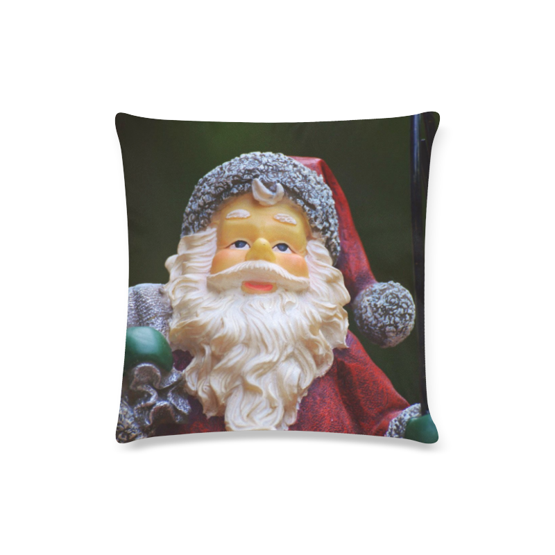 x-mas- Santa Claus A by JamColors Custom Zippered Pillow Case 16"x16"(Twin Sides)