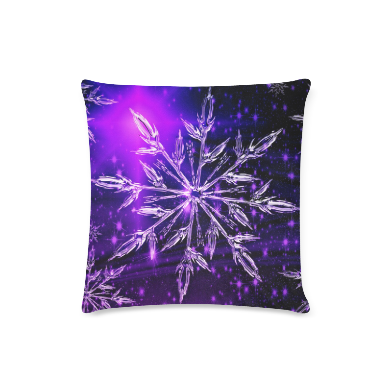 x-mas -sparkling star C by JamColors Custom Zippered Pillow Case 16"x16"(Twin Sides)