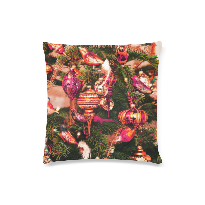 merry christmas 733A by JamColors Custom Zippered Pillow Case 16"x16"(Twin Sides)