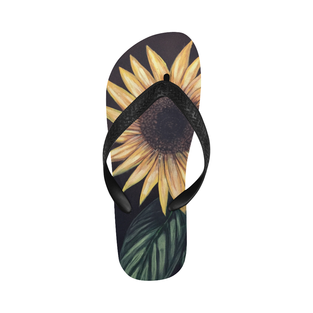 Sunflower Life Flip Flops for Men/Women (Model 040)
