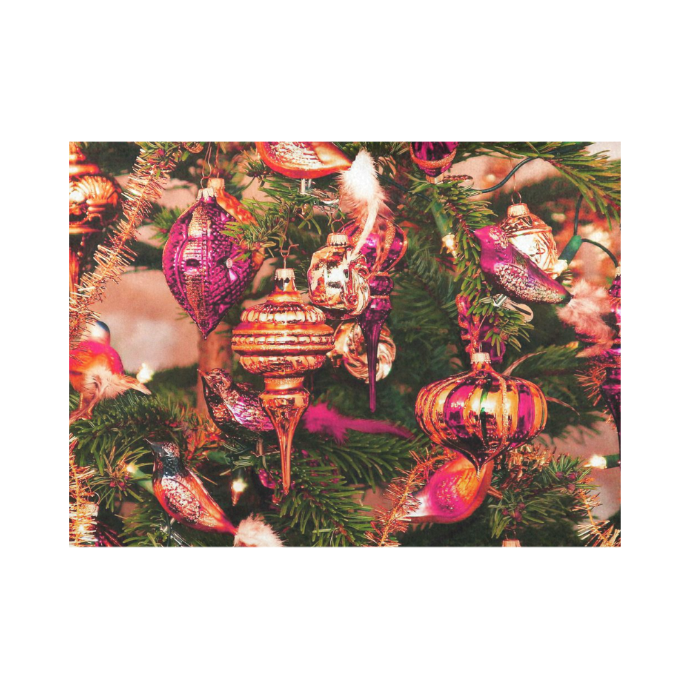 merry christmas 733A by JamColors Placemat 14’’ x 19’’ (Set of 6)
