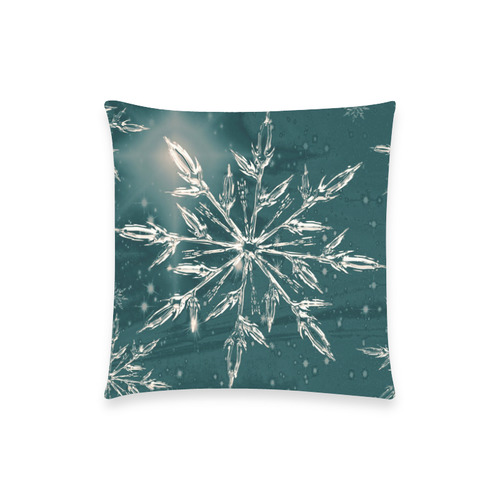 x-mas -sparkling star B by JamColors Custom  Pillow Case 18"x18" (one side) No Zipper