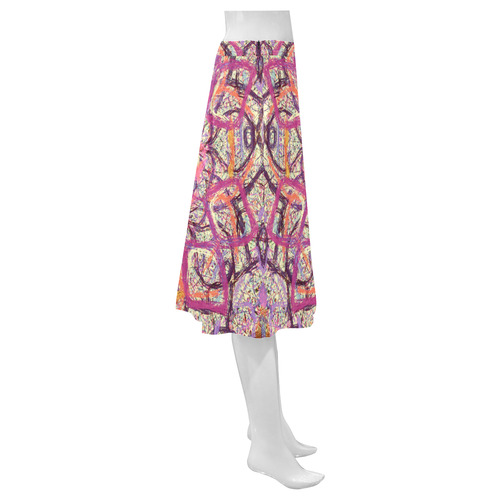 Thleudron Women's Royalty Mnemosyne Women's Crepe Skirt (Model D16)