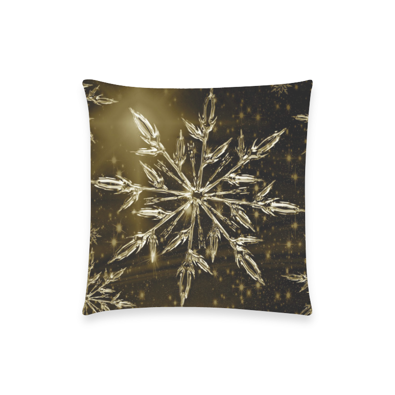 x-mas -sparkling star A by JamColors Custom  Pillow Case 18"x18" (one side) No Zipper