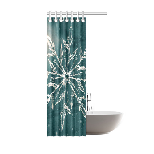 x-mas -sparkling star B by JamColors Shower Curtain 36"x72"