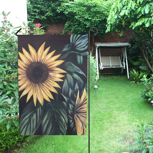 Sunflower Life Garden Flag 28''x40'' （Without Flagpole）
