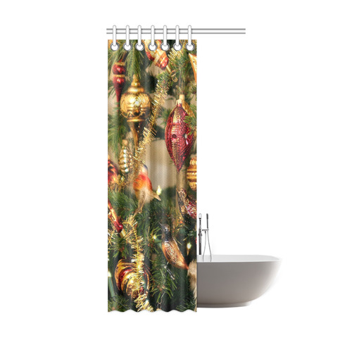 merry christmas 733B by JamColors Shower Curtain 36"x72"