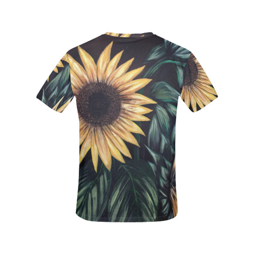 Sunflower Life All Over Print T-Shirt for Women (USA Size) (Model T40)