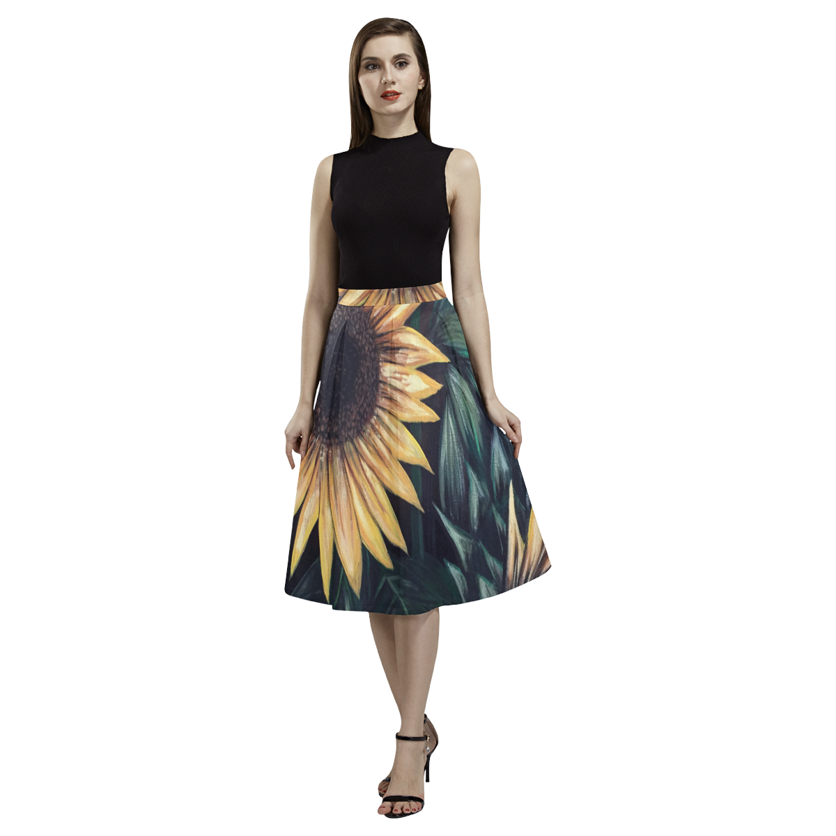 Sunflower Life Aoede Crepe Skirt (Model D16)