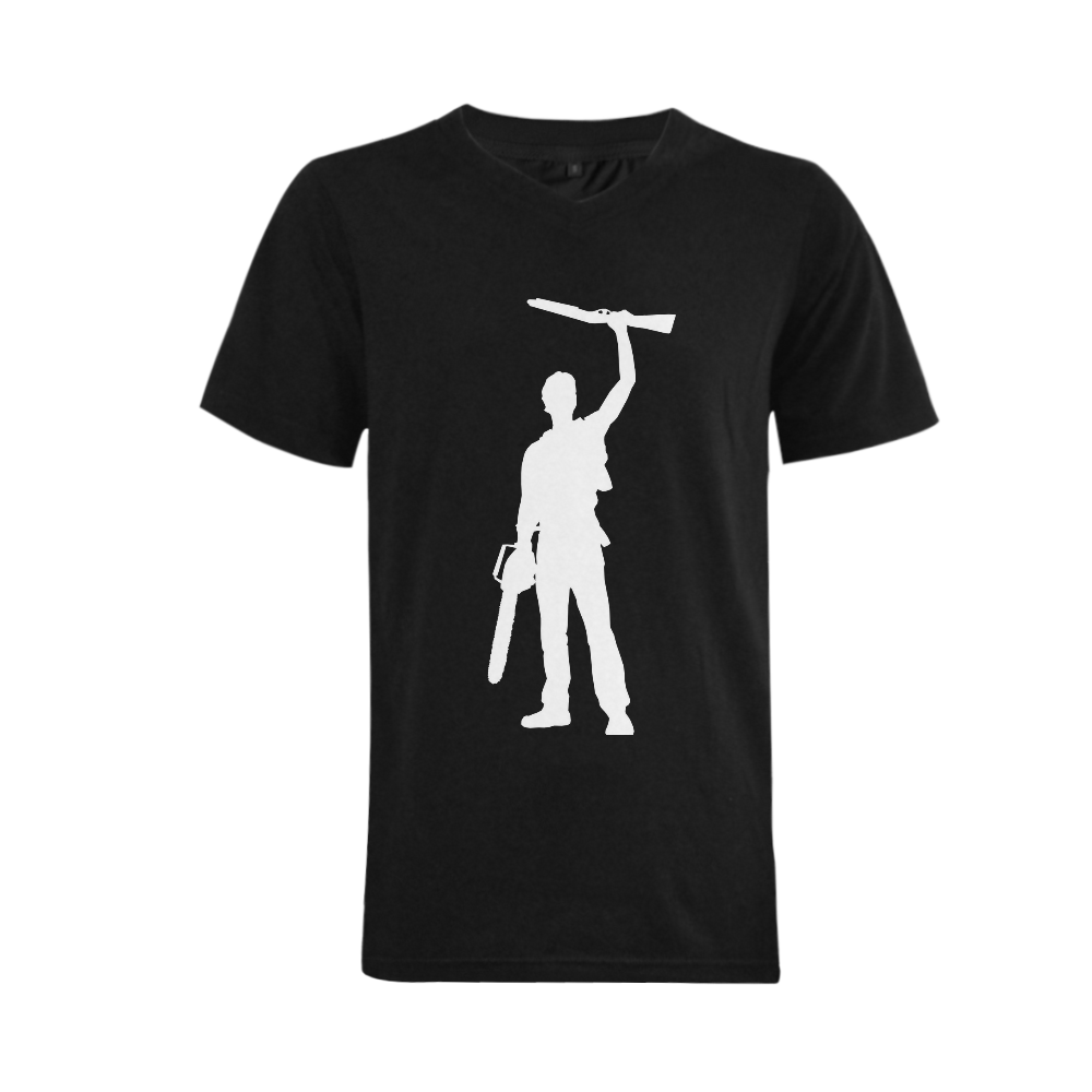 Boomstick Men's V-Neck T-shirt  Big Size(USA Size) (Model T10)