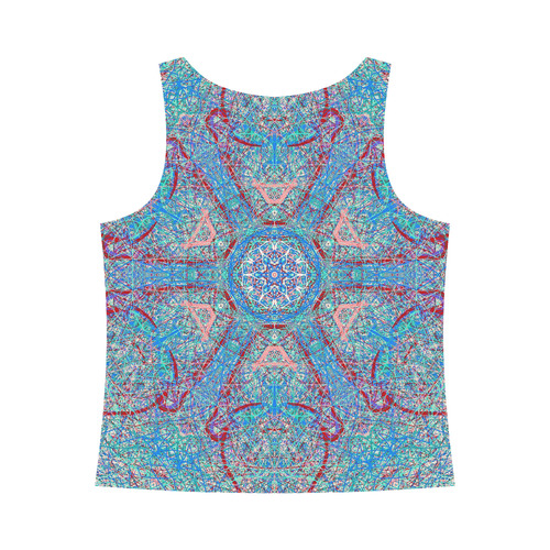 Thleudron Women's Milky Way All Over Print Tank Top for Women (Model T43)