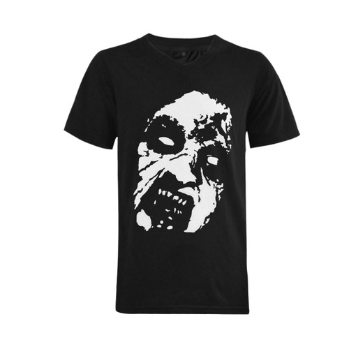 Dead by Dawn Men's V-Neck T-shirt  Big Size(USA Size) (Model T10)