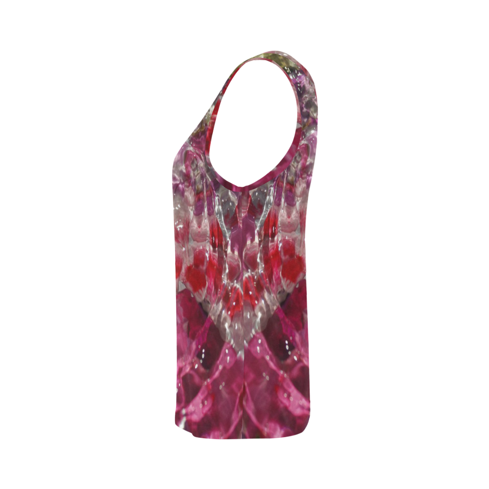 Petal Mania All Over Print Tank Top for Women (Model T43)