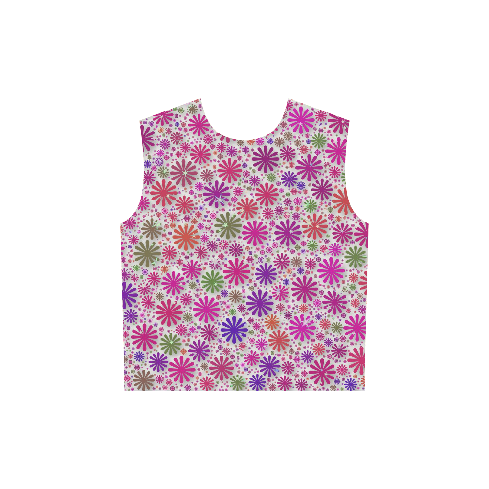 lovely shapes 3A by JamColors All Over Print Sleeveless Hoodie for Women (Model H15)