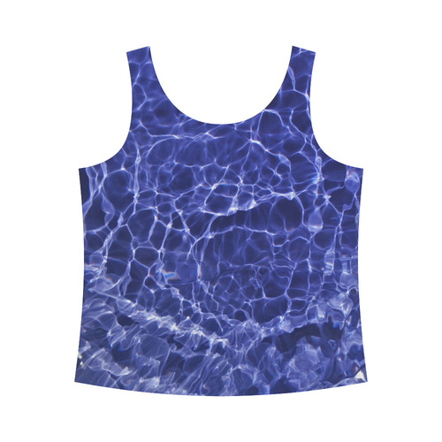 Rattled Water All Over Print Tank Top for Women (Model T43)