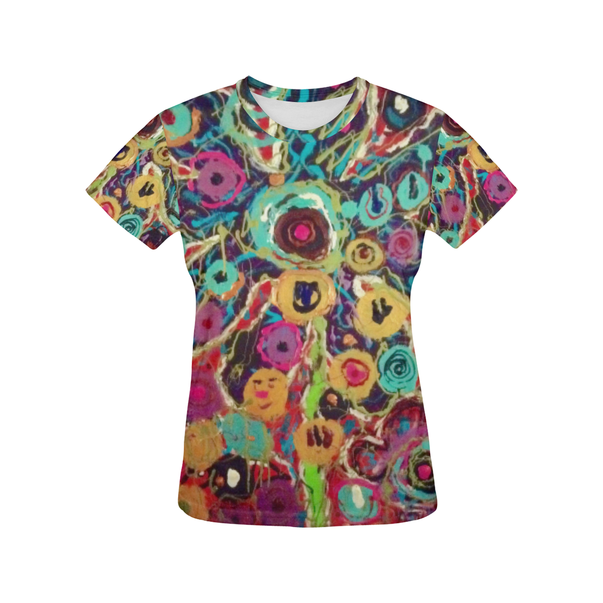 garden party 1 All Over Print T-Shirt for Women (USA Size) (Model T40)