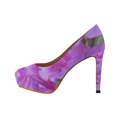 Azalea Flowers Women's High Heels (Model 044) | ID: D1860703