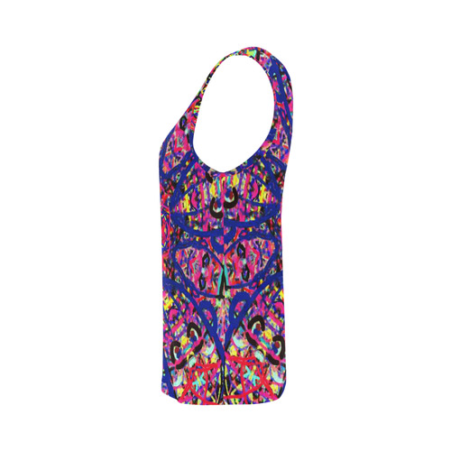 Thleudron Women's David All Over Print Tank Top for Women (Model T43)