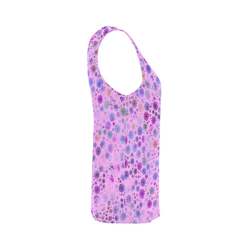 lovely shapes 4C by JamColors All Over Print Tank Top for Women (Model T43)