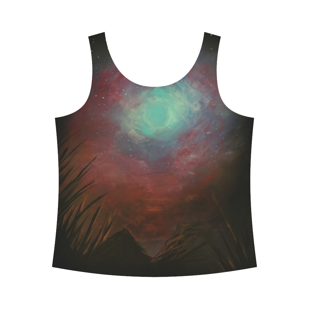 Spacious Sky All Over Print Tank Top for Women (Model T43)