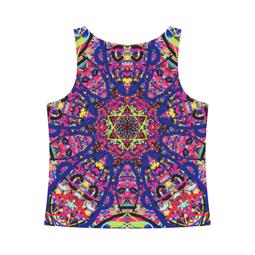 Thleudron Women's David All Over Print Tank Top for Women (Model T43)