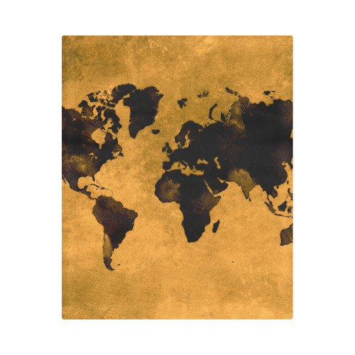 world map #world #map Duvet Cover 86"x70" ( All-over-print)
