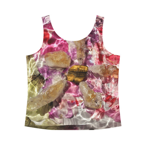 Rockstar of Spring All Over Print Tank Top for Women (Model T43)