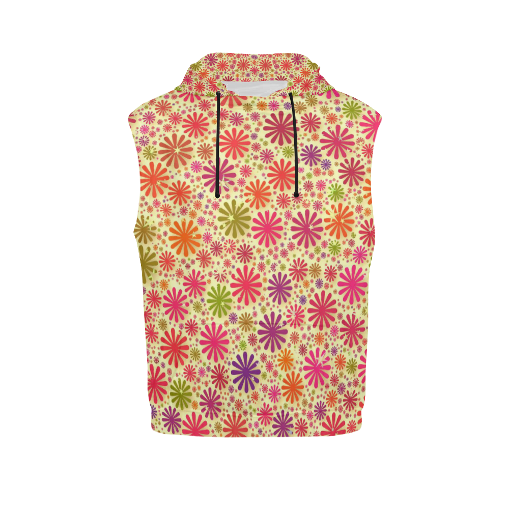 lovely shapes 3C by JamColors All Over Print Sleeveless Hoodie for Women (Model H15)