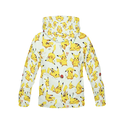 Picachu fun All Over Print Hoodie for Women (USA Size) (Model H13)