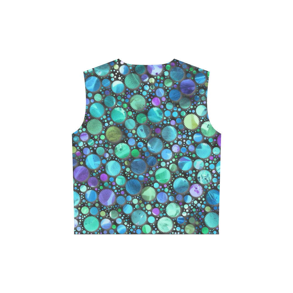 lovely shapes 2C by JamColors All Over Print Sleeveless Hoodie for Women (Model H15)