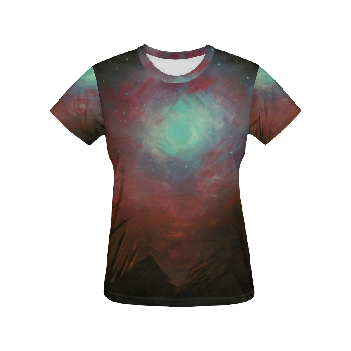 Spacious Sky All Over Print T-Shirt for Women (USA Size) (Model T40)