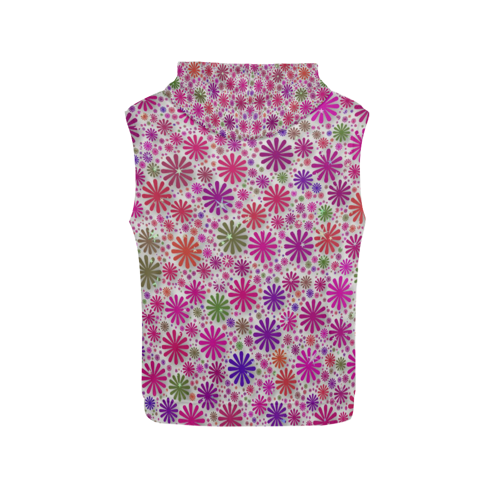 lovely shapes 3A by JamColors All Over Print Sleeveless Hoodie for Women (Model H15)