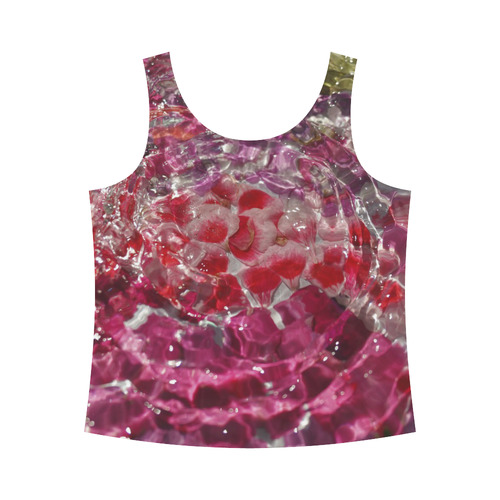 Petal Mania All Over Print Tank Top for Women (Model T43)