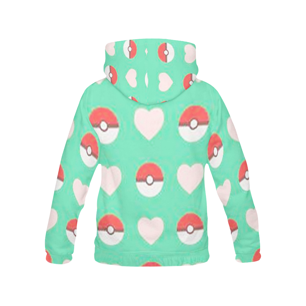 Gota catch them all All Over Print Hoodie for Women (USA Size) (Model H13)