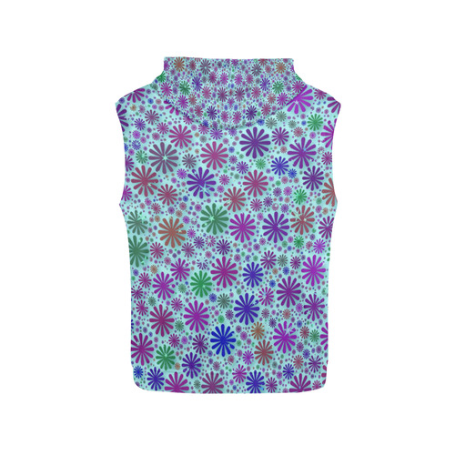 lovely shapes 3B by JamColors All Over Print Sleeveless Hoodie for Women (Model H15)