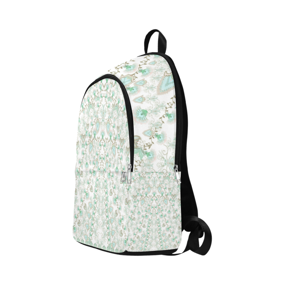 syrian flowers green Fabric Backpack for Adult (Model 1659)