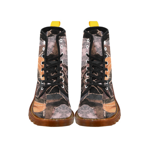 patchwork pattern Martin Boots For Women Model 1203H