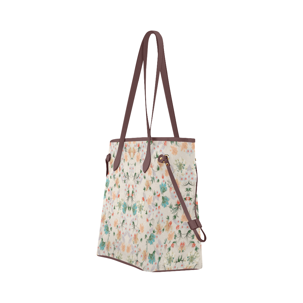 flowers-5 Clover Canvas Tote Bag (Model 1661)