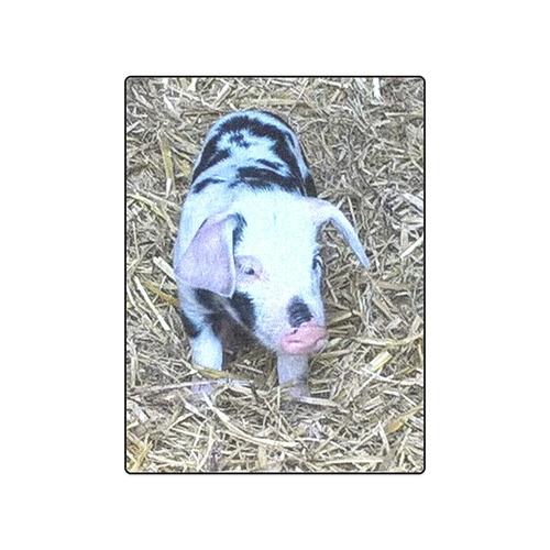 next cute piglet by JamColors Blanket 50"x60"