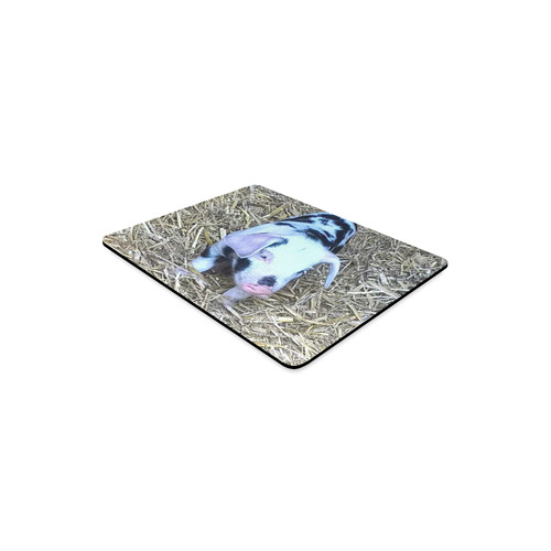 next cute piglet by JamColors Rectangle Mousepad