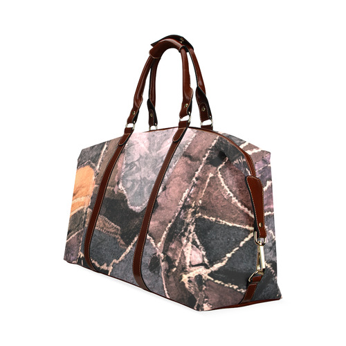 patchwork pattern Classic Travel Bag (Model 1643) Remake