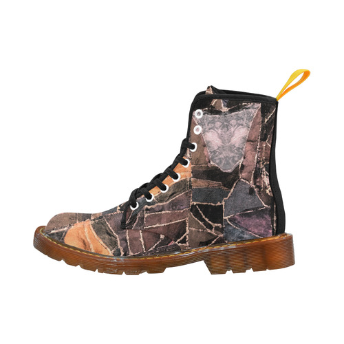 patchwork pattern Martin Boots For Women Model 1203H