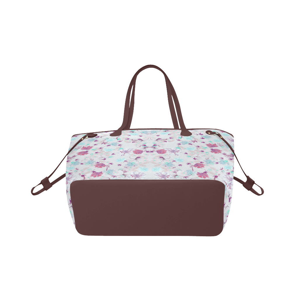 flowers-4 Clover Canvas Tote Bag (Model 1661)