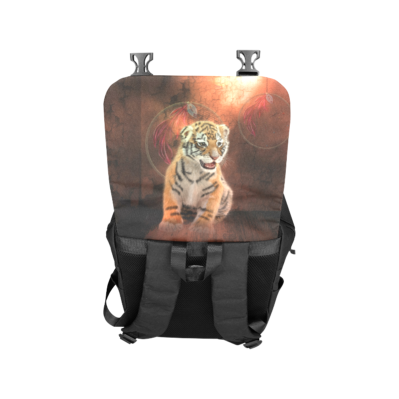 Cute little tiger Casual Shoulders Backpack (Model 1623)