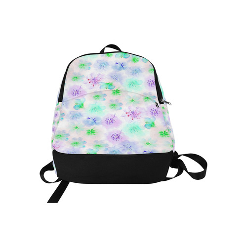 watercolor flowers 3 Fabric Backpack for Adult (Model 1659)